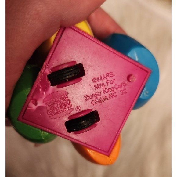 1990s M&Ms Pull Racer Burger King Kids Toy - Picture 4 of 4